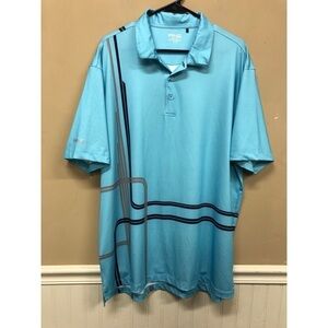 Ping Performance Blue Short Sleeve Polo Shirt  XL